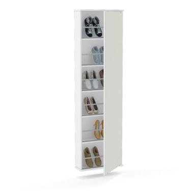 Imagem de Sapateira Itabuna 1 Porta com Espelho Branco