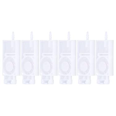 Imagem de Fafeicy Substituição do Amortecedor de Tinta 6 Unidades para Impressora Com Maior Capacidade, Material PP, Fácil Instalação para XP600, Compatível Com Tinta Solvente, à Base de água, Corante, (#11)