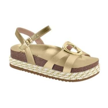 Imagem de Sandalia Papete Feminina Solta Alta Beira Rio Detalhes Corda e Metal Ref: 8546.207-Feminino