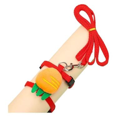 Imagem de ArnêS Com FixaçãO Para Trela – Adequado Para Coelhos, Chinchilas E Porquinhos-Da-íNdia(Cenoura,Terno S 0,2-1kg)
