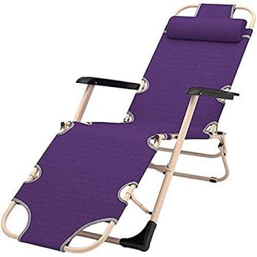 Imagem de LMJYU Cadeira reclinável dobrável, cadeiras G, cadeiras de pátio, cadeira reclinável com gravidade zero, espreguiçadeira dobrável, ao ar livre, praia, acampamento, cadeira reclinável portátil com