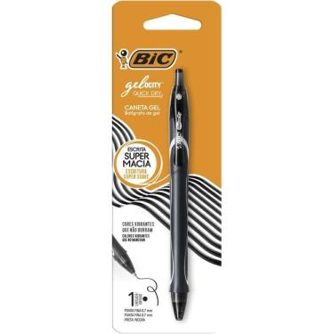 Imagem de Caneta Gel Bic Quick Dry Preta - Bic