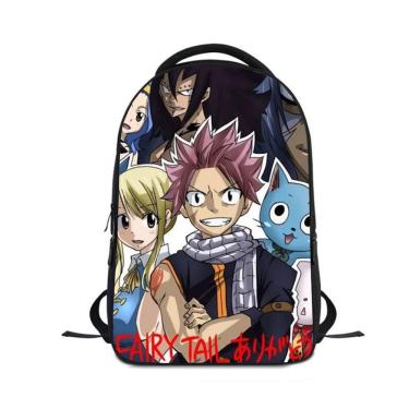 Imagem de Mochila escolar infantil Fairys Tails com impressão 3D Oxford 24x12x30cm