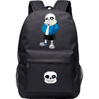 Imagem de Mochila Undertales Sans para crianças School 30x18x45cm Oxford