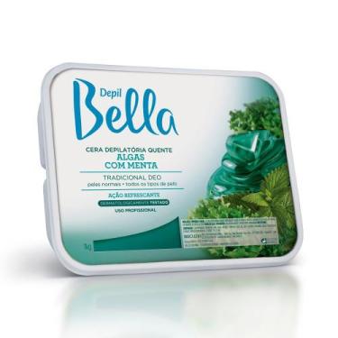 Imagem de Cera Depilatória Depil Bella Quente Algas Com Menta 1000g