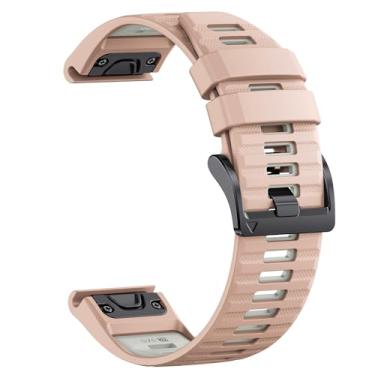 Imagem de BANSO Pulseira de relógio de nylon de ajuste rápido de 26 mm para Garmin Fenix 8 de 51 mm, pulseira de relógio para Garmin Fenix 7x pro Sapphire Solar 26 mm, para Garmin Fenix 7X/Fenix 6X/Fenix/5X