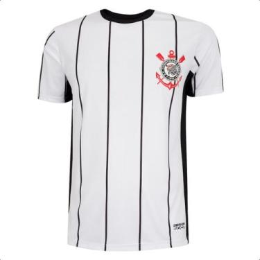Imagem de Camisa Corinthians Home Fitness Coimbra Masculina, GG, Branco