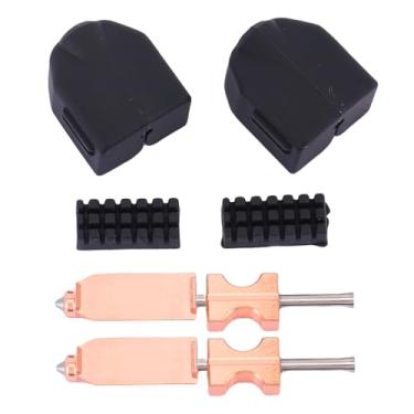 Imagem de Asixxsix Kit Hotend de 0,4 Mm, Bico Extrusor Totalmente Metálico Destacável Rápido para Impressora 3D AD5X, Com Bloco de Resfriamento Atualizado e Suporte para Impressão Em Alta