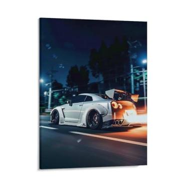 Imagem de HouLaiZhe Pôster de carro Spitfire R35 Jdm japonês tela estética decoração de quarto pintura de parede impressão de sala de galeria decoração de parede para quarto sala de estar escritório 11 x 14