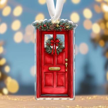 Imagem de Enfeites de Natal, enfeites de árvore, enfeites de pendurar para pequenas árvores, guirlanda de Natal, urso, festa de feriado, ao ar livre, interior, decoração de casa