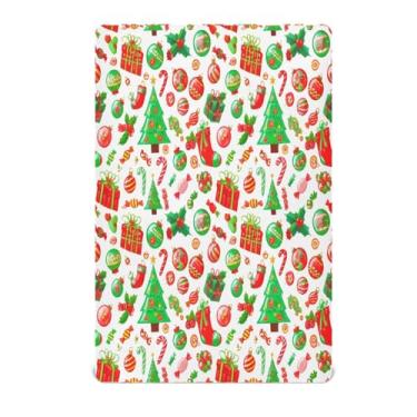 Imagem de Qilmy Lençol de berço com elástico para meninos e meninas, lençol de microfibra macio e respirável para berço padrão e colchão, 68,5 x 99 cm, roupa de cama de bebê