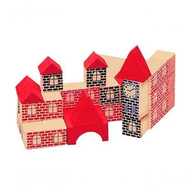 Imagem de Blocos Pedagógicos Brincando De Engenheiro 42 Peças - Xalingo