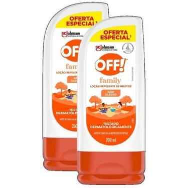 Imagem de 2 OFF! Family Loção Repelente de Insetos e Mosquitos 200ml