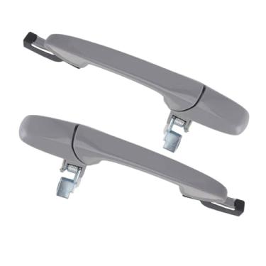 Imagem de Maçaneta externa traseira esquerda e direita para porta deslizante, compatível com Mazda 5 2003-2015, cor cinza primer.