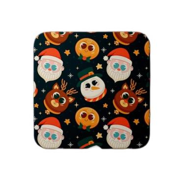 Imagem de Ladrilho Decorativo de Cerâmica Estampa Padrão Plano de Natal