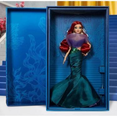 Imagem de Boneca Ariel Vestido De Gala Disney Collector Mattel Hyb18