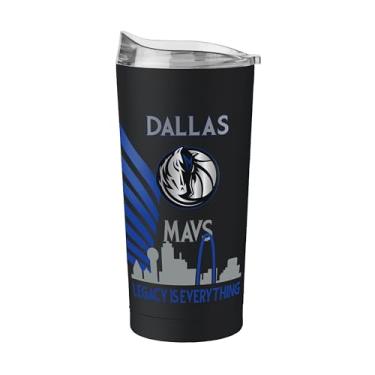 Imagem de FANMATS Copo de aço inoxidável NBA Dallas Mavericks City Edition 590 ml – Acabamento em pó de parede dupla isolado e durável - Design City Edition, mantém as bebidas quentes e frias por horas