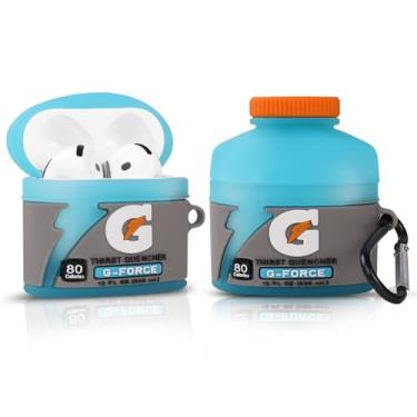 Imagem de Linda capa para AirPods 4ª geração, para AirPods 4 fones de ouvido sem fio, capa de silicone XMBYGY com carregamento de desenho animado à prova de choque, capa protetora para fones de ouvido com