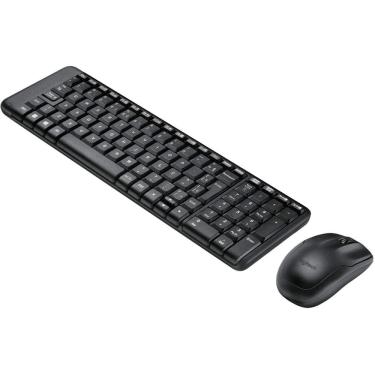Imagem de Teclado E Mouse Logitech Mk220 Compacto Wireless Usb Sem Fio