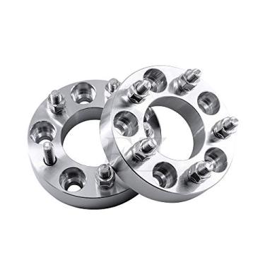 Imagem de EZAccessory 2 adaptadores de roda de tarugo 5 x 5,5 a 5 x 120 (5 x 139,7 a 5 x 120) Espessura do furo do degrau 3,5 cm