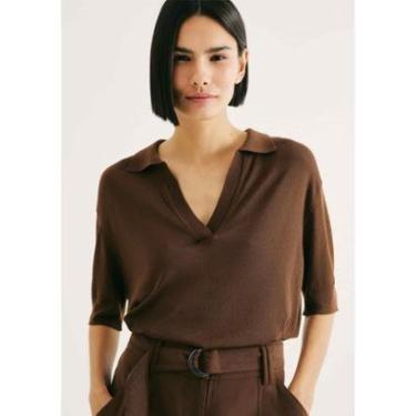 Imagem de Polo Feminina Em Tricô Leve-Feminino