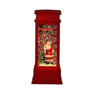 Imagem de Caixa De Música Com Lantejoulas De Natal Papai Noel E Boneco De Neve, 