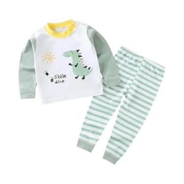 Imagem de Conjunto De Pijamas De Desenho Animado Para Meninos E Meninas, Roupas 