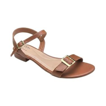 Imagem de Sandália Conforto 40 ao 44 Salto Bloco - Palmilha de Memória e Ajuste para Pés Largos/Joanete - Fivela com Elástico - Clube das Rasteirinhas