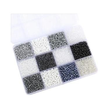 Imagem de Conjunto De 12 Grades De Miçangas De Arroz Com 6000 Peças Para Acessór