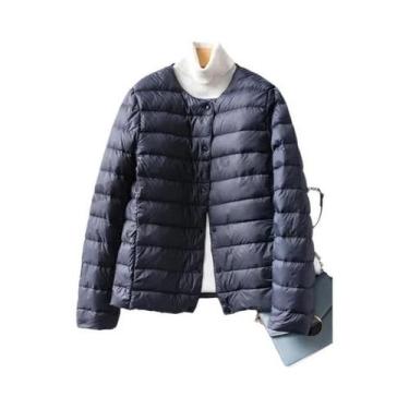 Imagem de Jaqueta De Pluma De Pato Ultralight Para Mulheres, Casaco Acolchoado Q
