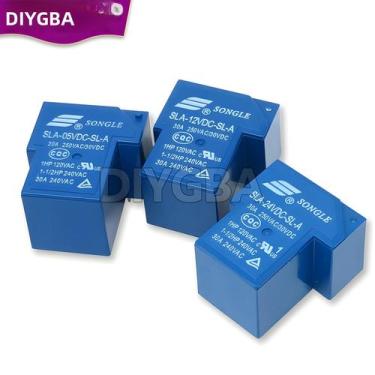 Imagem de Relé De Alta Qualidade 5PCS SLA-05 09 24 12VDC 4PIN 5Pin Circuitos Int