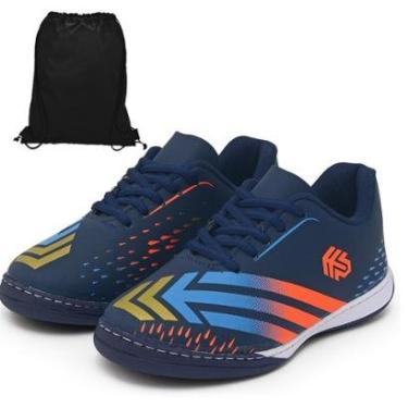 Imagem de Kit Tênis Infantil Futsal Chuteira Copa + Mochila Sacolinha-Unissex