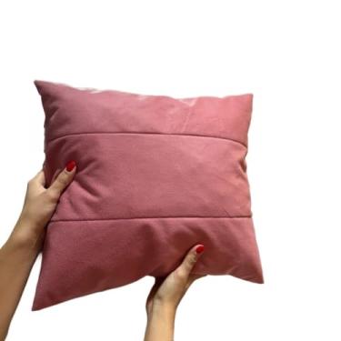 Imagem de ALMOFADAS COM ZIPER 38X44, COM ENCHIMENTO 45X45,(ROSA GOIABA,6 UNIDADES)