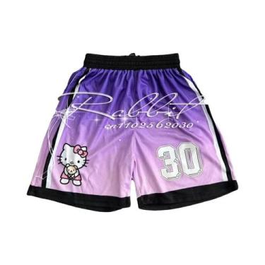 Imagem de Bermuda Esportiva De Secagem Rápida Hello Kitty Para Meninos E Meninas