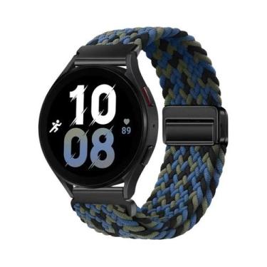 Imagem de Pulseira De Nylon Trançada De 22mm Com Fecho Magnético Para OnePlus 3 