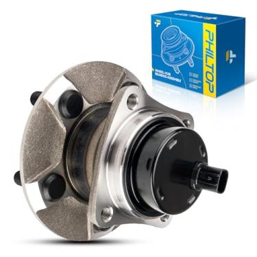 Imagem de PHILTOP 512217 Rolamento de roda traseira e conjunto de cubo para Corolla 2003-2008, Prius 2004-2009, Matriz 2003-2008, Vibe 5 terminais W/ABS 2003-2008
