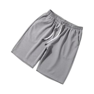 Imagem de Bermudas Masculinas De Verão Em Malha Respirável, Casuais E Largas, Ta
