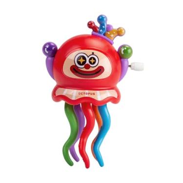 Imagem de Dynwave Brinquedo de corda que dança e engatinha, brinquedo interativo para mesa, enfeite para crianças, Vermelho