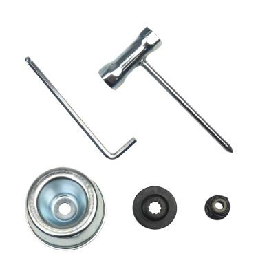 Imagem de Kit de Manutenção Anexo Roçadeira Substituição para FS120 FS200 FS250 FS40C FS55R FS56R FS36 FS80 FS81 FS85 FS90 FS10 FS110 FS130 FS130R FS200R Sarlo SS-18 com Porca Colar Placa Pilotagem Arruela Empu