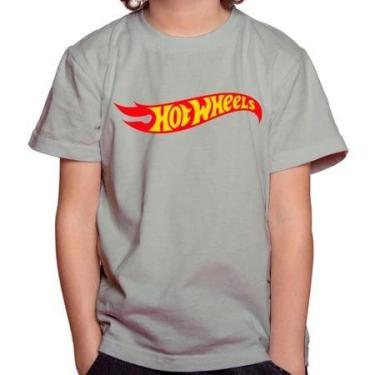 Imagem de Camiseta Camisa Infantil Juvenil Menina Menino Hot Whe els Corrida Car