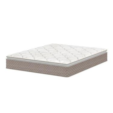 Imagem de Colchão Casal 138cm Espuma D33 Pillow Top Premier Umaflex, Bege