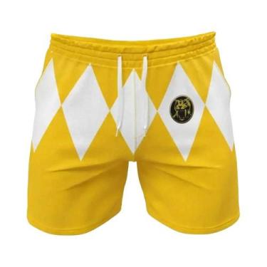 Imagem de Bermuda Casual Masculina 3D Digital Para Motocicleta, Tecido Espesso, 