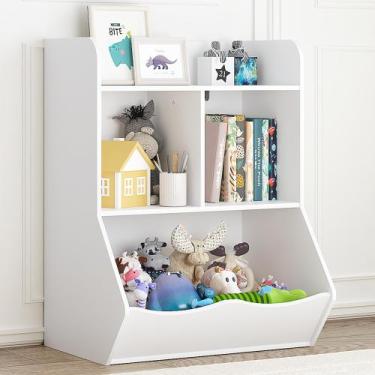 Imagem de Organizador de Brinquedos UTEX 40 Kids Cubby com Caixas Brancas