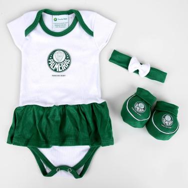 Imagem de Conjunto Palmeiras c/ 3 peças Infantil-Feminino
