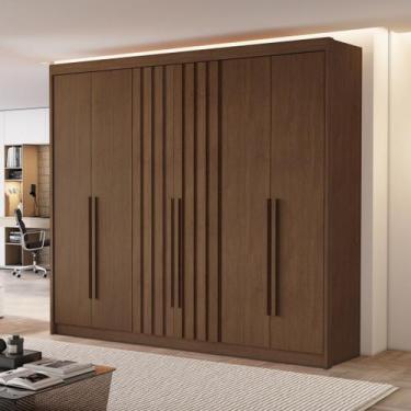 Imagem de Guarda Roupa Casal 6 Portas 2 Ripadas Portugal - Conquista Móveis