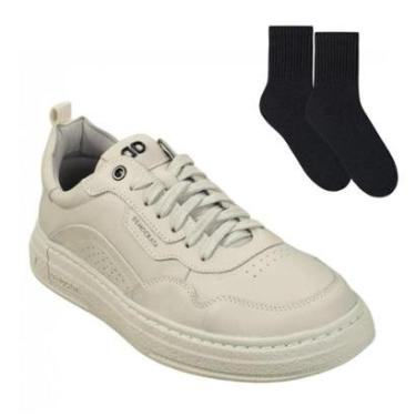 Imagem de Kit Sapatênis Democrata Denim Jake Masculino + Pa-Masculino