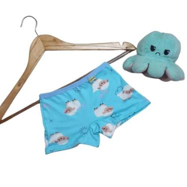Imagem de Kit 3 Calcinhas box shortinho estampado infantil feminina Mavique, Mul