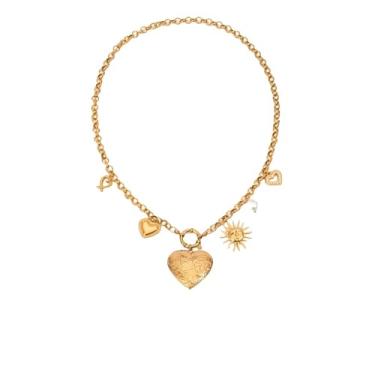 Imagem de Colar de caixa de fotos de aço inoxidável colorido, pingente de borboleta, pérola, joia feminina, pérola do dia dos namorados