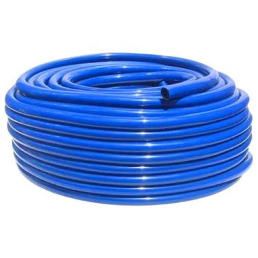 Imagem de Kit mangueira jardim 3/4 x 2,5mm azul recapada 25m - BARIFLEX