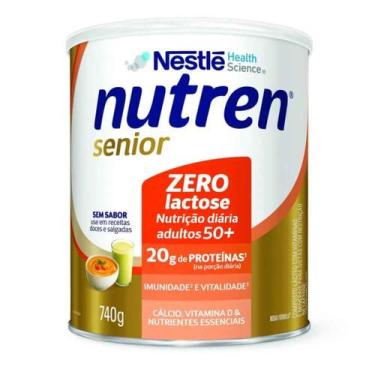 Imagem de Nutren Senior Sem Sabor Zero Lactose 740g - Nestle, 740g, Sem Sabor